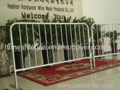 Modular Removable Crowd Control Barrier Fence with Reflective Tap