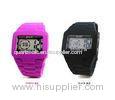 Jelly Gel Sport Watch Silicone Case Electronic Watch With Stopwatch