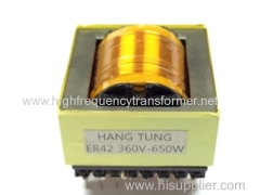 high frequency vertical transformer 164uH