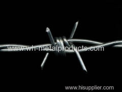 Galvanized double strand IOWA barbed wire light;y electro galvanized barbed wire