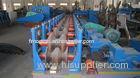 Custom 15Kw 3 phases Door Frame Roll Forming Machine for Color Steel Plate Cut Off