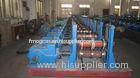 14 - 18 Steps Rack Roll Forming Machine with Cr12 Cutting Plate 8-10m / Min Productivity