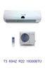 18000BTU Cooling and Heating Split Type Air Conditioner R22 Gas , 220V 60HZ