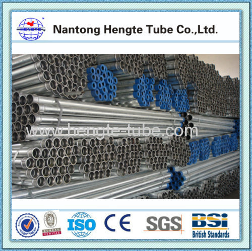 steel pipe hot dip galvanized steel tube