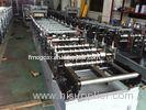 Color Plate Roof Panel Roll Forming Machine , Cold Roll Forming Machine with Hydraulic Cutter