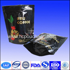 stand up zipper bag for food packaging