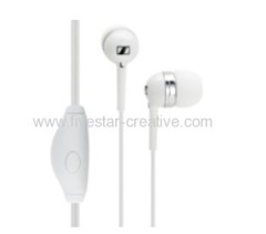 Sennheiser MM50iP White Ear Canal In-Ear Earphones with Mic for Apple iPhone