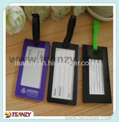 PVC lu ggage tags/ rubber baggage tags/ travel tags