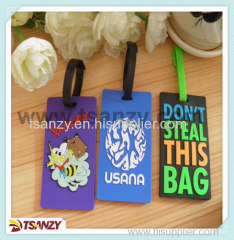 PVC lu ggage tags/ rubber baggage tags/ travel tags