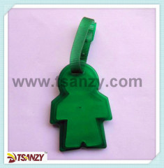 3D body shaped plastic lu ggage tags bag tags