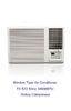 Energy-Saving R22 TOSHIBA Window Inverter Air Conditioner for Shopping Mall