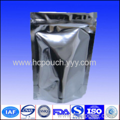 foil stand up zipper tea bag