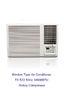 R22 TOSHIBA Window Inverter Air Conditioner