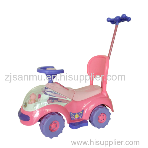 China safe pink ride on toy