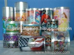 Thermal transfer film for acrylic cup