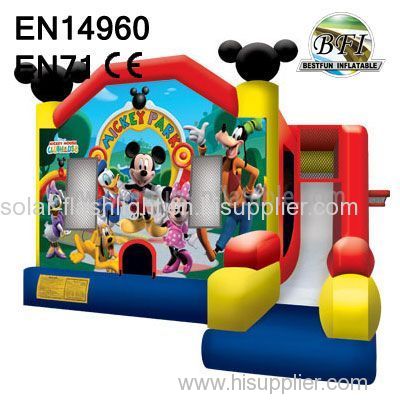 Mickey Mouse Bounce House with slide