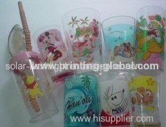 Heat Transfer Sticker For Plastic ABS Cartoon Cup