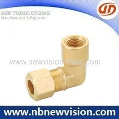 Brass Compression Connector - NPT & BSP Threads