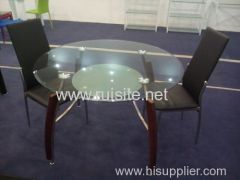 Stylish minimalist modern circular table
