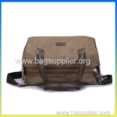 Fashion tote duffel canvas travel bag