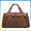 Trendy cute khaki weeked bag tote travel canvas duffel bag