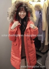 RED STYLISH WINTER COAT 2013