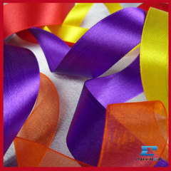 satin ribbon with double faced