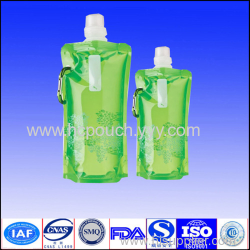 stand up water bag with spout