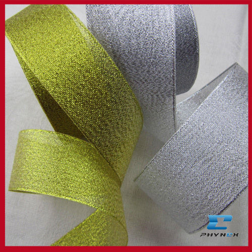 transparent Christmas Metallic Ribbon