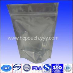 stand up aluminium foil bag for food