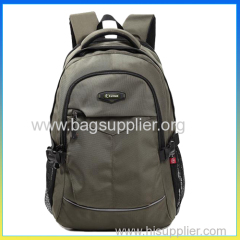 Fashionable gray laptop bag stylish backpack school bag