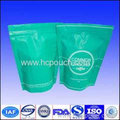 stand up coffee package with zipper