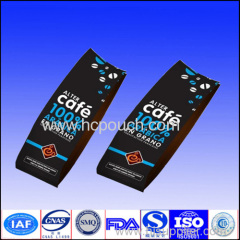 side gusset coffee pouch with valve