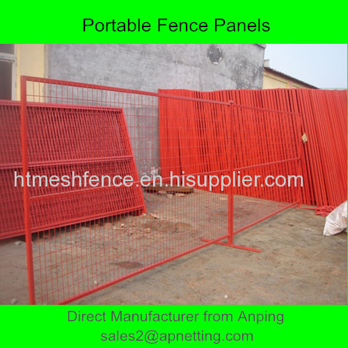 9ft portable fence panels popular in Canada colourfel temporary fence