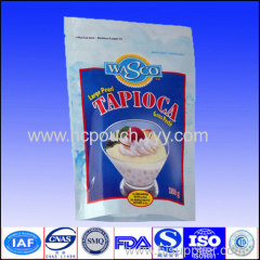 stand up plastic pouch bag for food