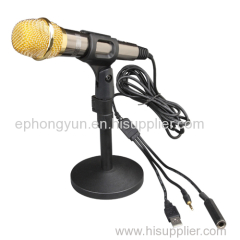 High quality computer karaoke,moving coil microphone PC - K8
