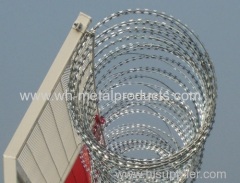 spiral concertina razor wire coil