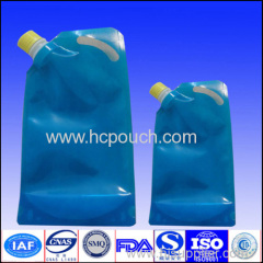 printed spouted water bag