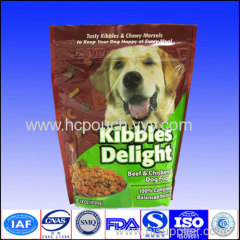 dog food bag stand up pet food bag