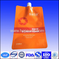 liquid packaging bags with spout