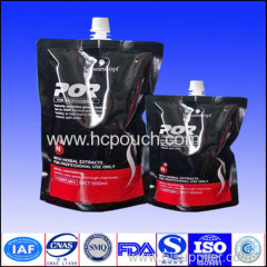 liquid packaging bags with spout