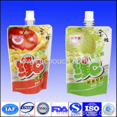 liquid packaging bags with spout