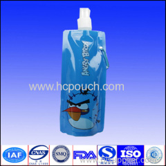 liquid stand up pouch with spout