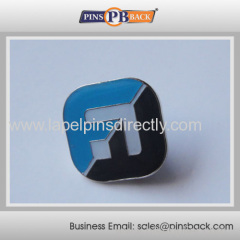 High quality die struck lapel pin/soft enamel pin badge/1 inch /company logo trading pins