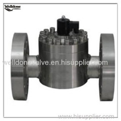 Flange high pressure solenoid valve