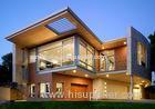 Luxurious Prefab Steel House / Light Steel Frame Prefab Metal House ETC