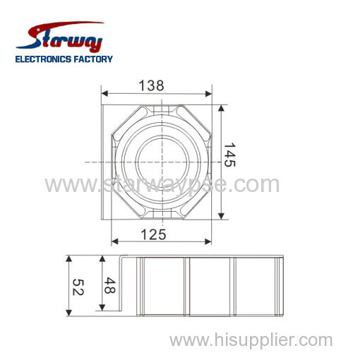 Starway police Warning siren horn speaker