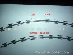 BTO-22 hot-dipped galvanized razor barbed wire anping manufacturer