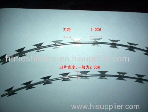 BTO-22 razor blade wire razor barbed wire fence