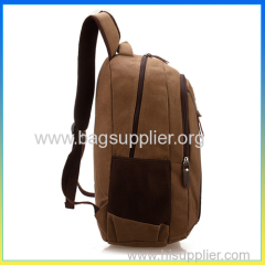 Latest design popular laptop shoulders bag canvas backpack school bag